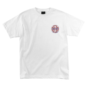 INDEPENDENT TWO TONE S/S  TEE / WHITE