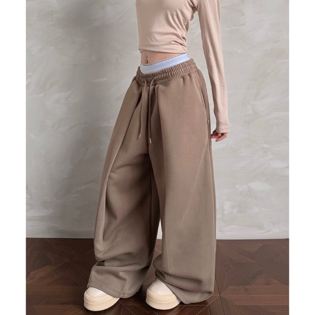 tucked sweatpants　タックスウェットパンツ　J1788