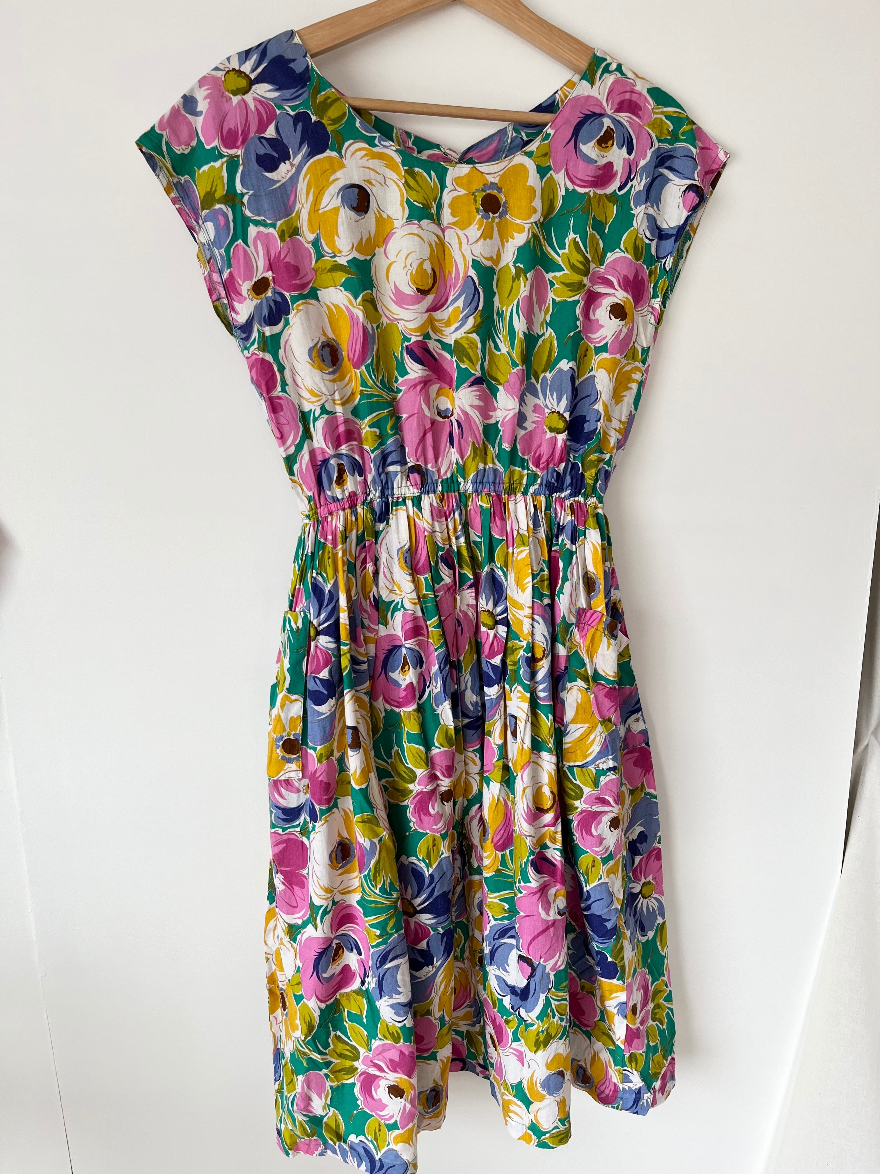 古着 花柄ワンピース