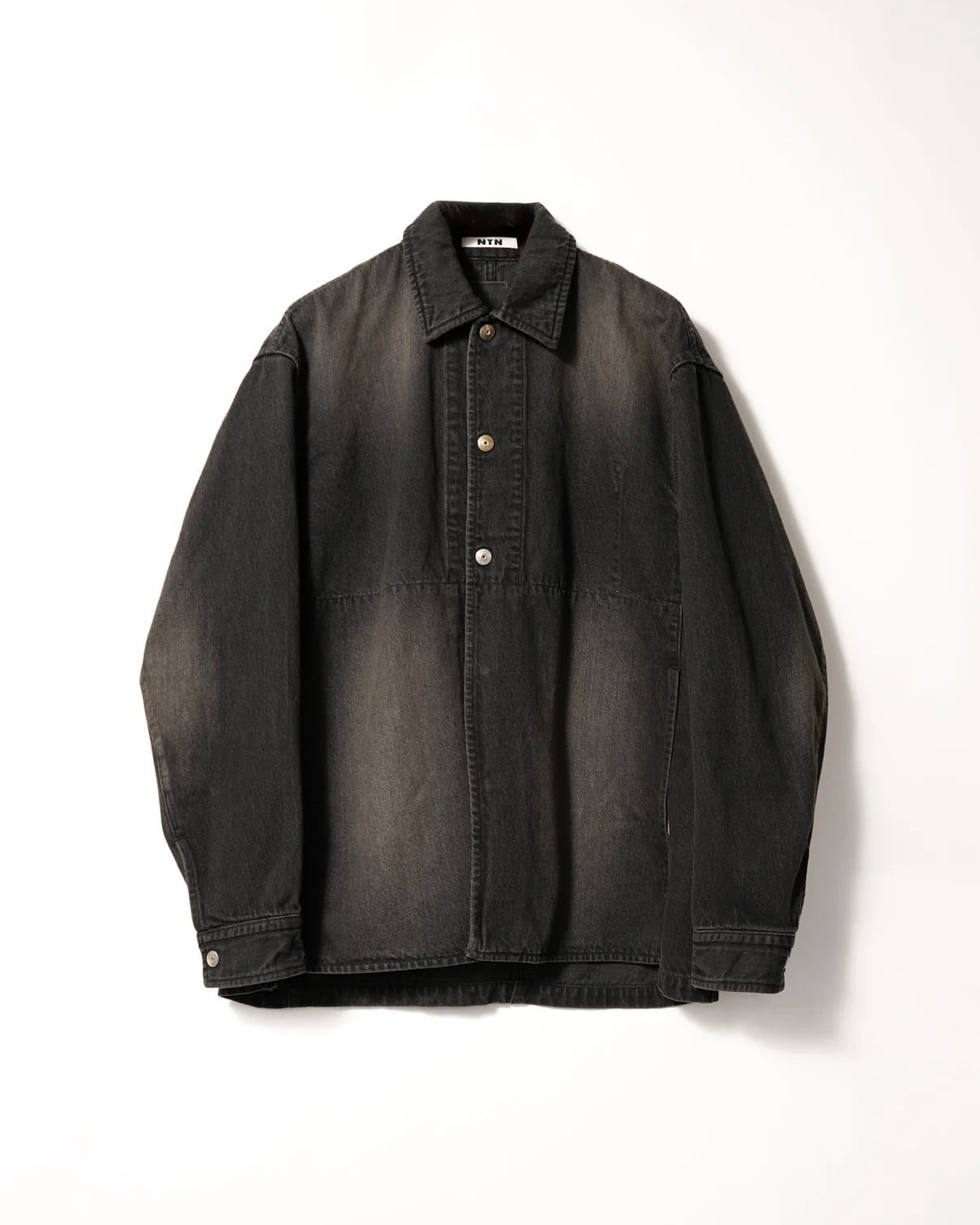 NTN】ASCENT DENIM SHIRT BLACK BROWN | idealclasse