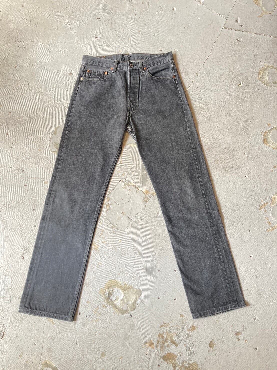 VINTAGE LEVI'S MADE IN USA 501 先染めブラックデニム | vintage