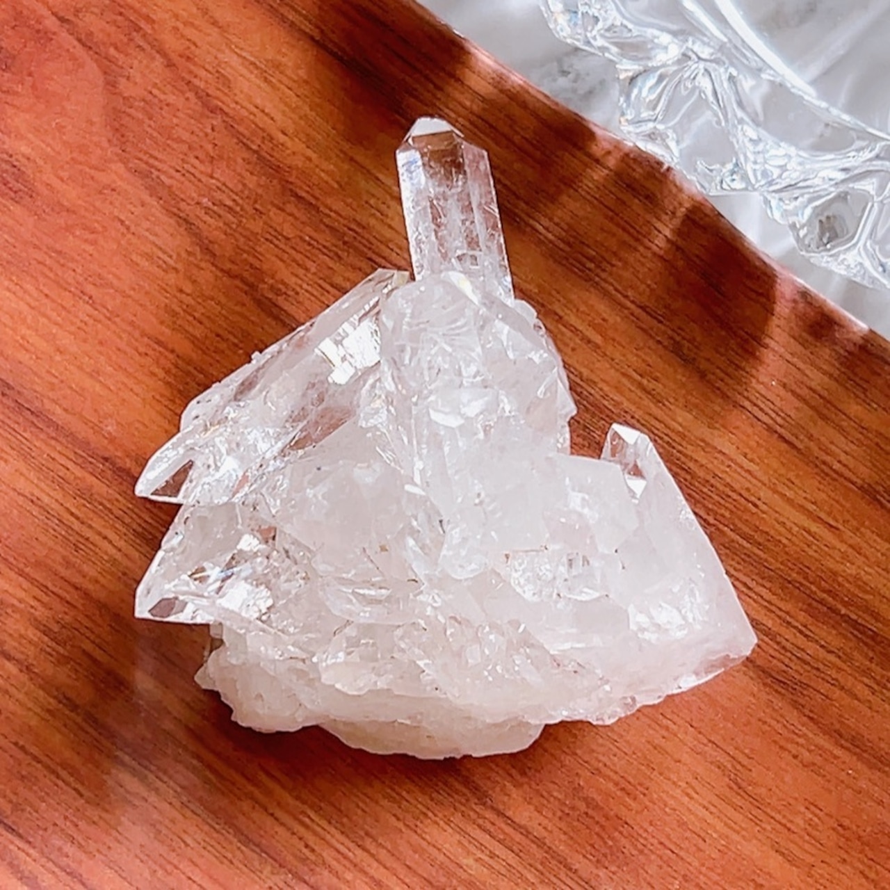 ゼッカデソウザ産水晶クラスター・スターブラリークォーツ・レムリアンシード・ヴィジョンクォーツ