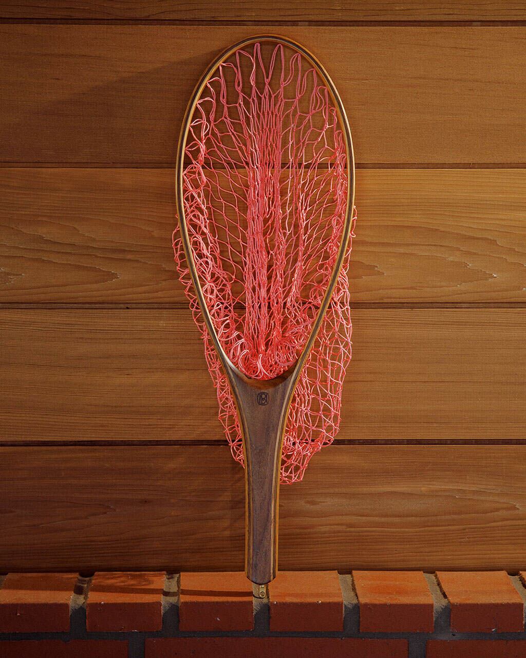 Handmade Landing Net “Last Chance” - Salmon