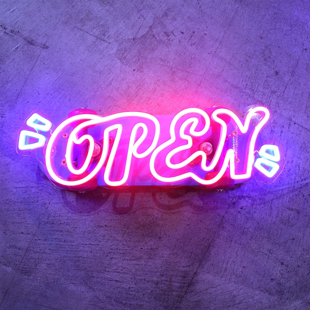 ホビー資材 ミニ プロトタイプ OPEN NEONSIGN ネオンサイン | NEONSIGN