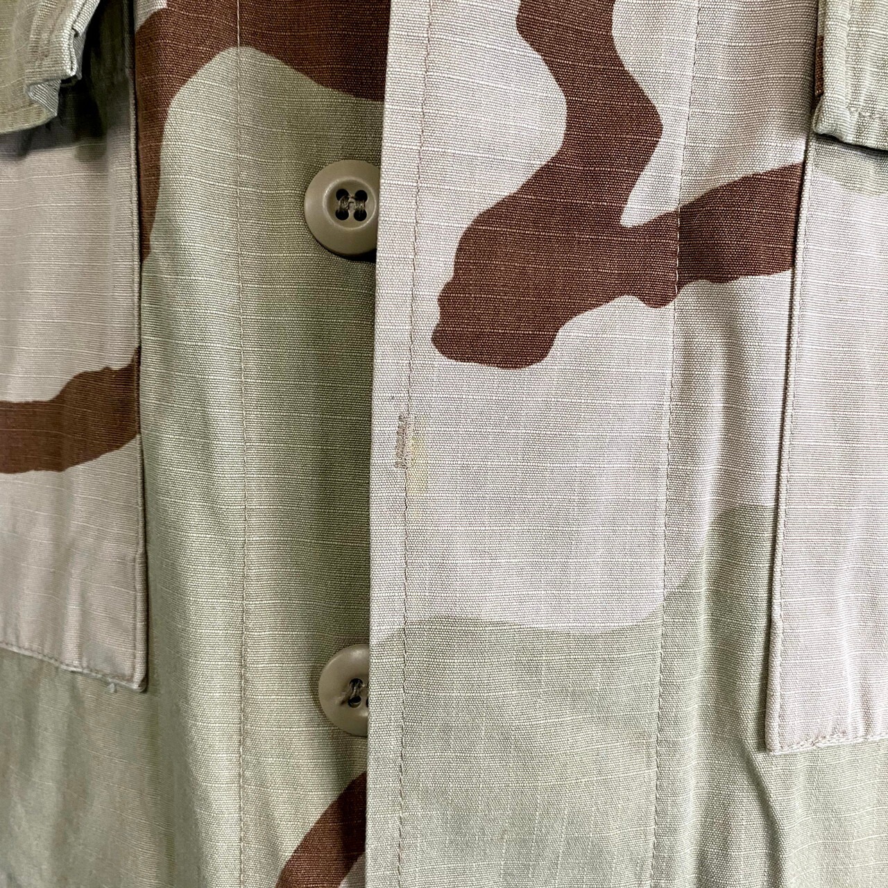 03年納品 米軍実品 デザートカモ BDUジャケット USA製 MEDIUM-REGULAR 