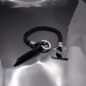 T-BAR LEATHER BRACELET / Tバーレザーブレスレット