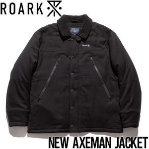 2023年モデル 中綿入りジャケット THE ROARK REVIVAL ロアークリバイバル NEW AXEMAN JACKET RJJ951 BLK 日本代理店正規品L