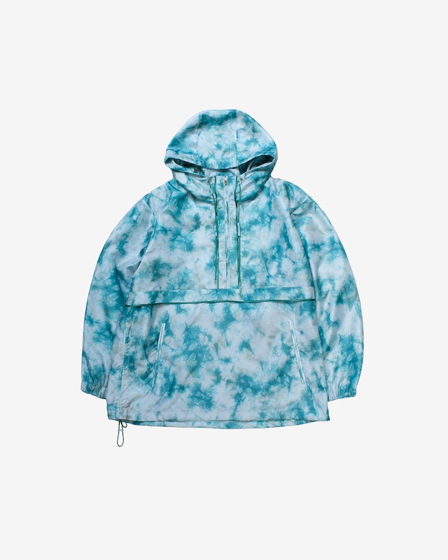 Tie dye Pattern Anorak  Jacket -green <LSD-BC1B2>