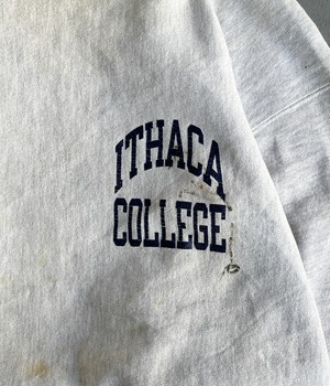 Vintage 90s XL Champion reverse weave sweatshirt -ITHACA COLLEGE-