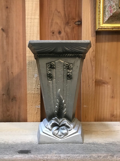 1920年代　フランスアンティーク　鉄製　花瓶　アールデコ　A