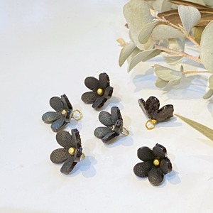 【アウトレット】ジャスミン(ピン付きタイプ）ブラック5個セット