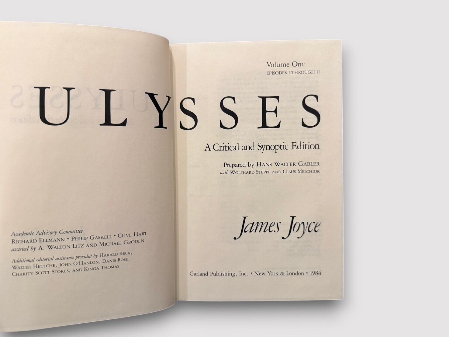 【中古本】ユリシーズ大全 Ulysses Encyclopedia RL182】【FIRST EDITION】Ulysses: A Critical and Synoptic Edition