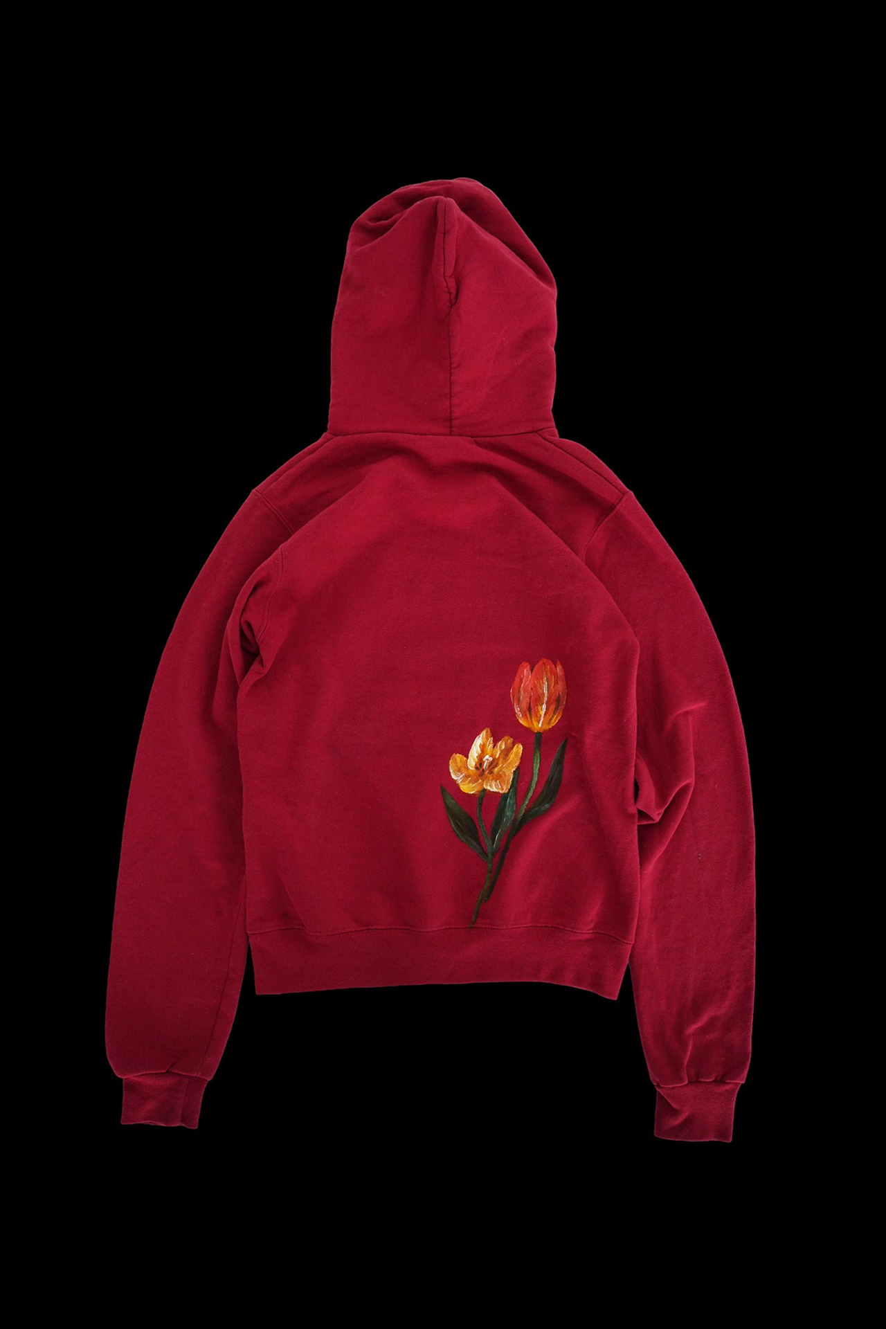 paint pullover red tulip