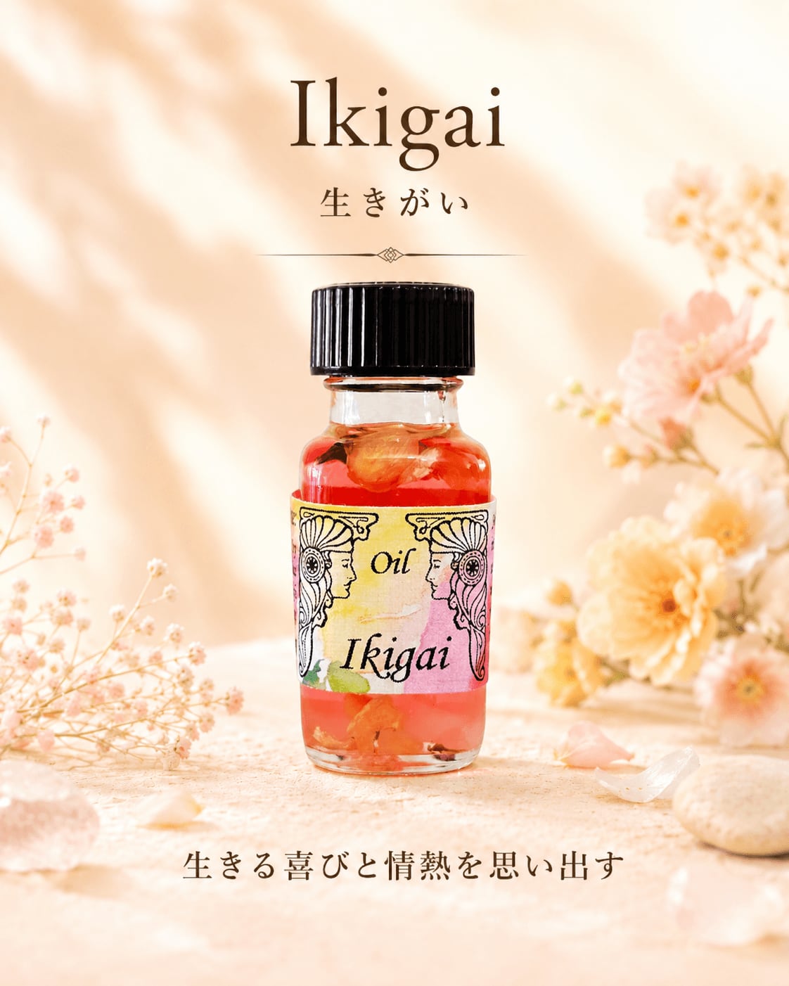 【生きる意味を与える喜びと情熱をもつ】メモリーオイル - Ikigai(生きがい)