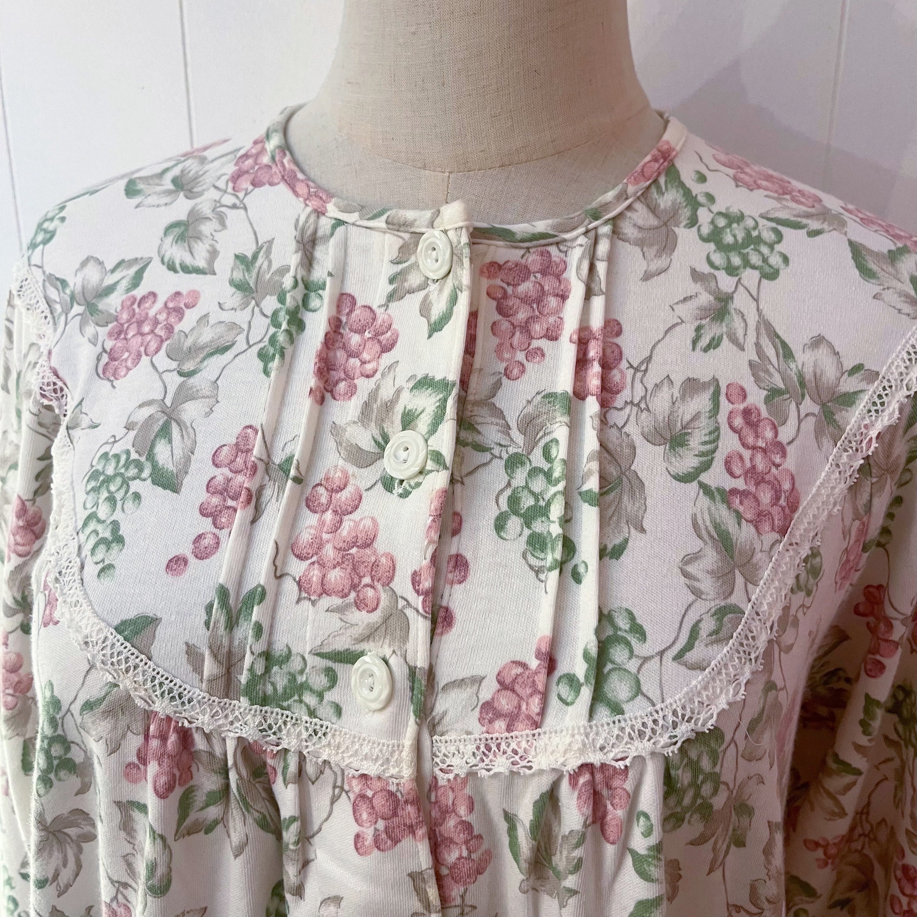 grape leaf neglige one-piece | almond poodle
