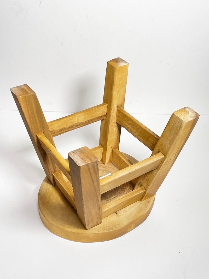 ★新品！！ 木製 スツール 切り株 ラウンドスツール 椅子 イス ミニ チェア