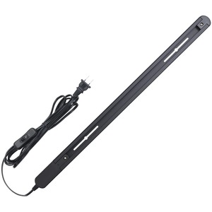 【特価処分】szbritelight ダクトレール コンセント 0.5m スイッチ付き ライティングバー コード型 簡易取付 工事不要 植物育成 インテリア 天井照明 レール 照明用 (ブラック 0.5m)