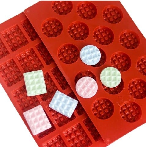 ワッフル シリコンモールド | シリコンモールド・クレイクラフト