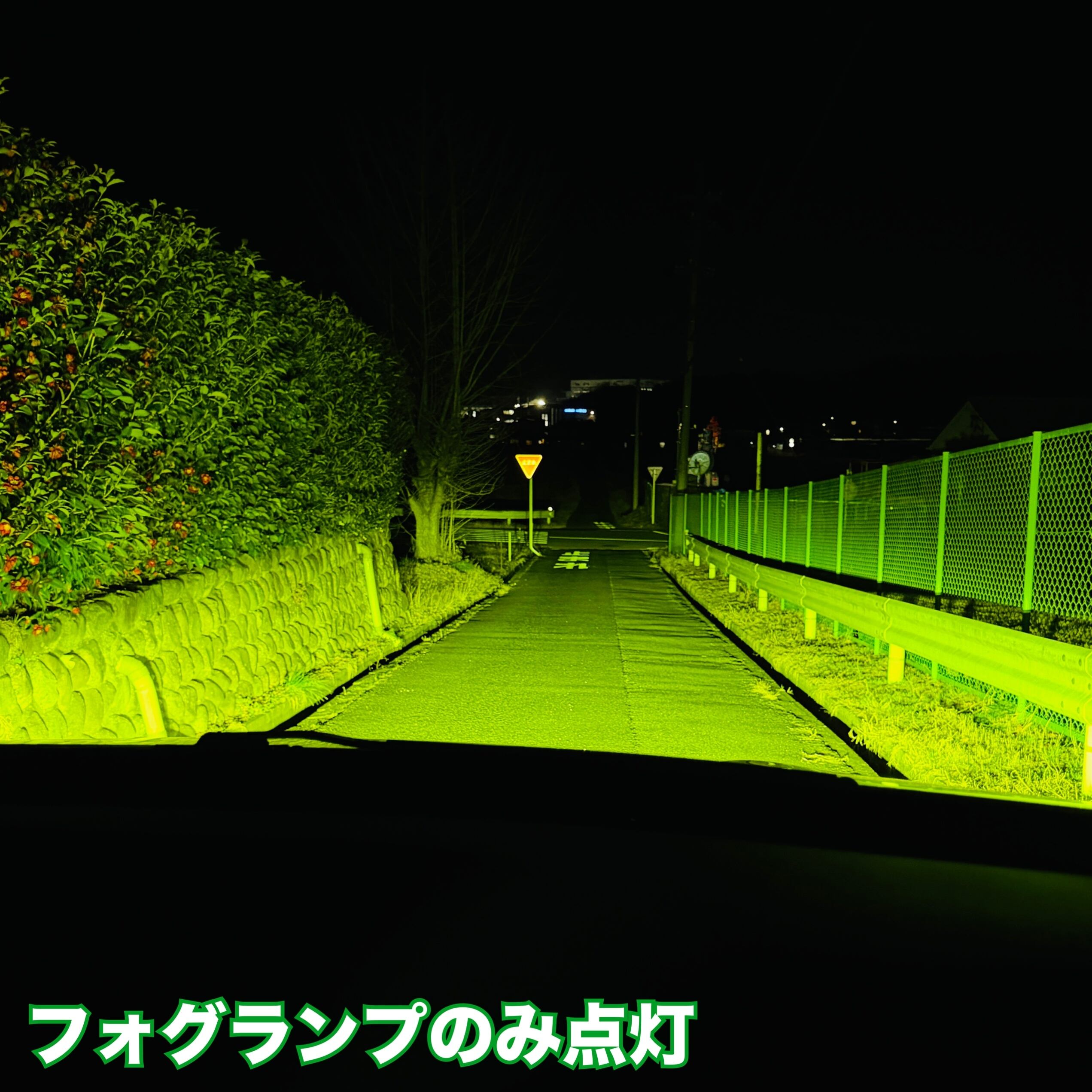 裂光シリーズ！超大型チップ搭載 L1B用 ライムイエロー フォグランプ