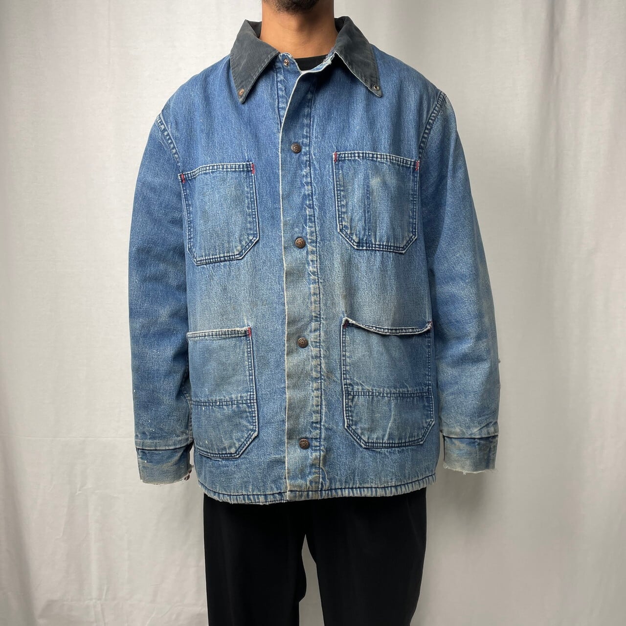 60〜70年代 MADEWELL ブランケットライナー デニムカバーオール メンズ 