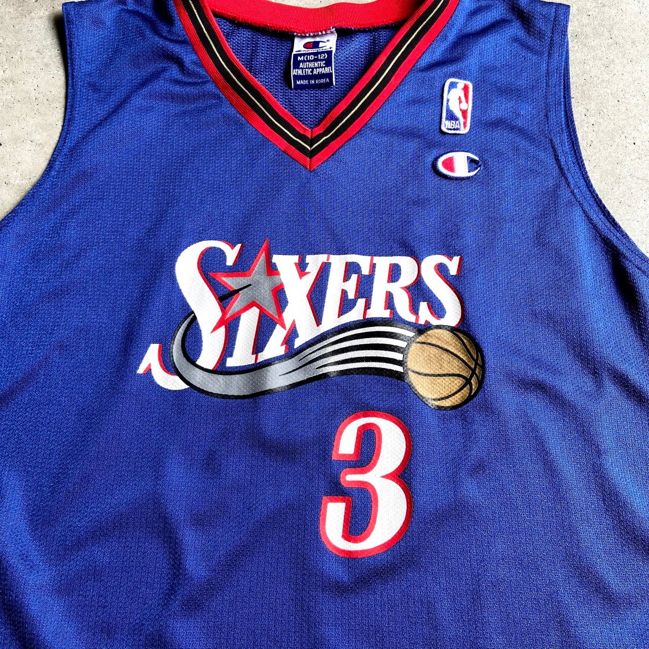 新品　NBA　ユニフォーム　タンクトップ　メンズM　アイバーソン　SIXERS