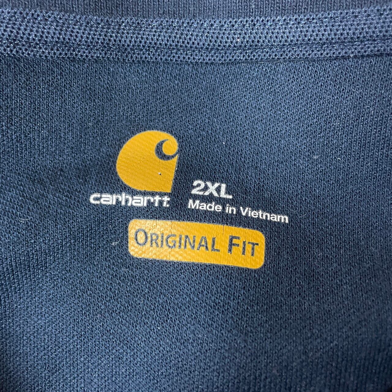 Carhartt カーハート 企業ロゴ刺繍 ORIGINAL FIT ポロシャツ メンズ2XL