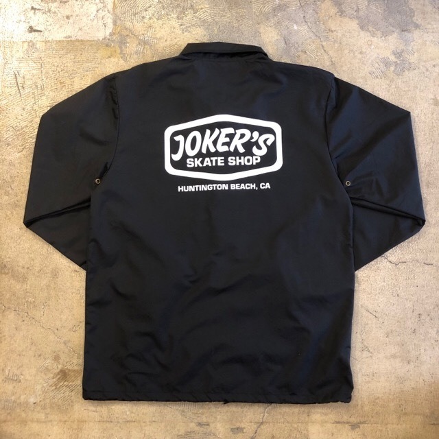 JOKER’S SKATE SHOP #Logo Coach Jacket