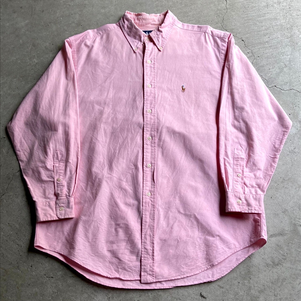 ビッグサイズ RALPH LAUREN ラルフローレン ピンク 長袖 