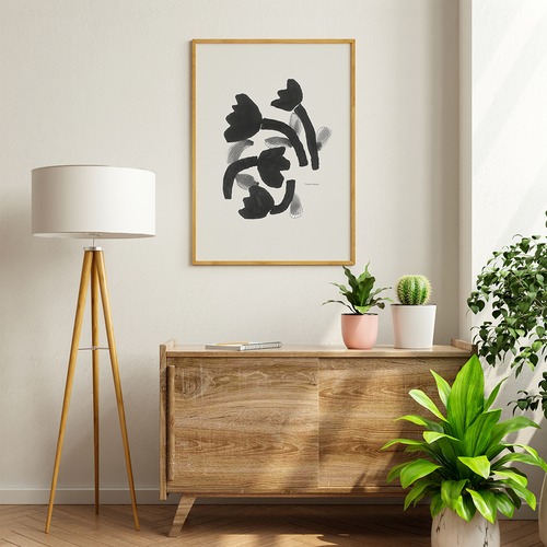 ミニマイニモ　アートポスター　3サイズ｜花柄　フルール