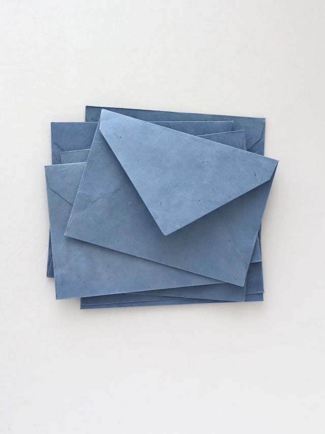 封筒 11x15cm / 10 Envelopes 11x15cm Bleu Ciel Lamali