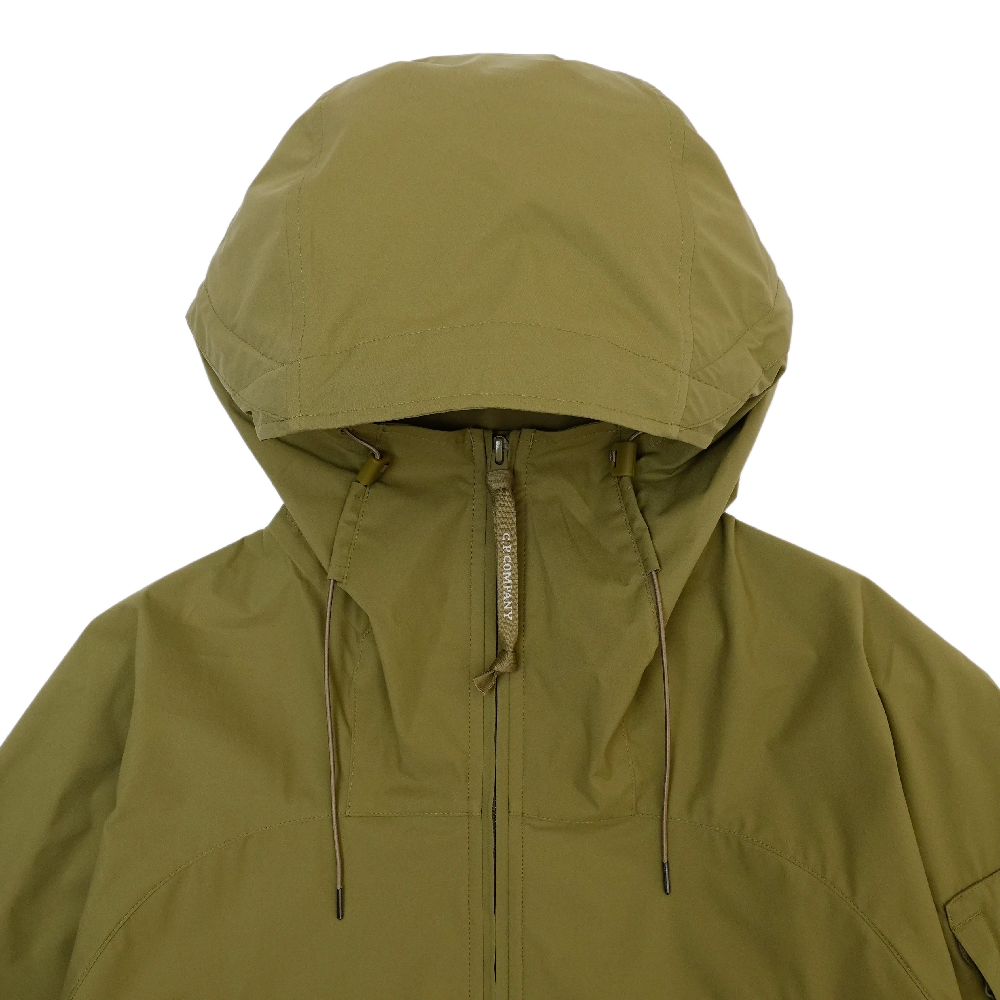 C.P. COMPANY PRO-TEK HOODED LENS JACKET (OLIVE) | SO SHOP & HOSTEL