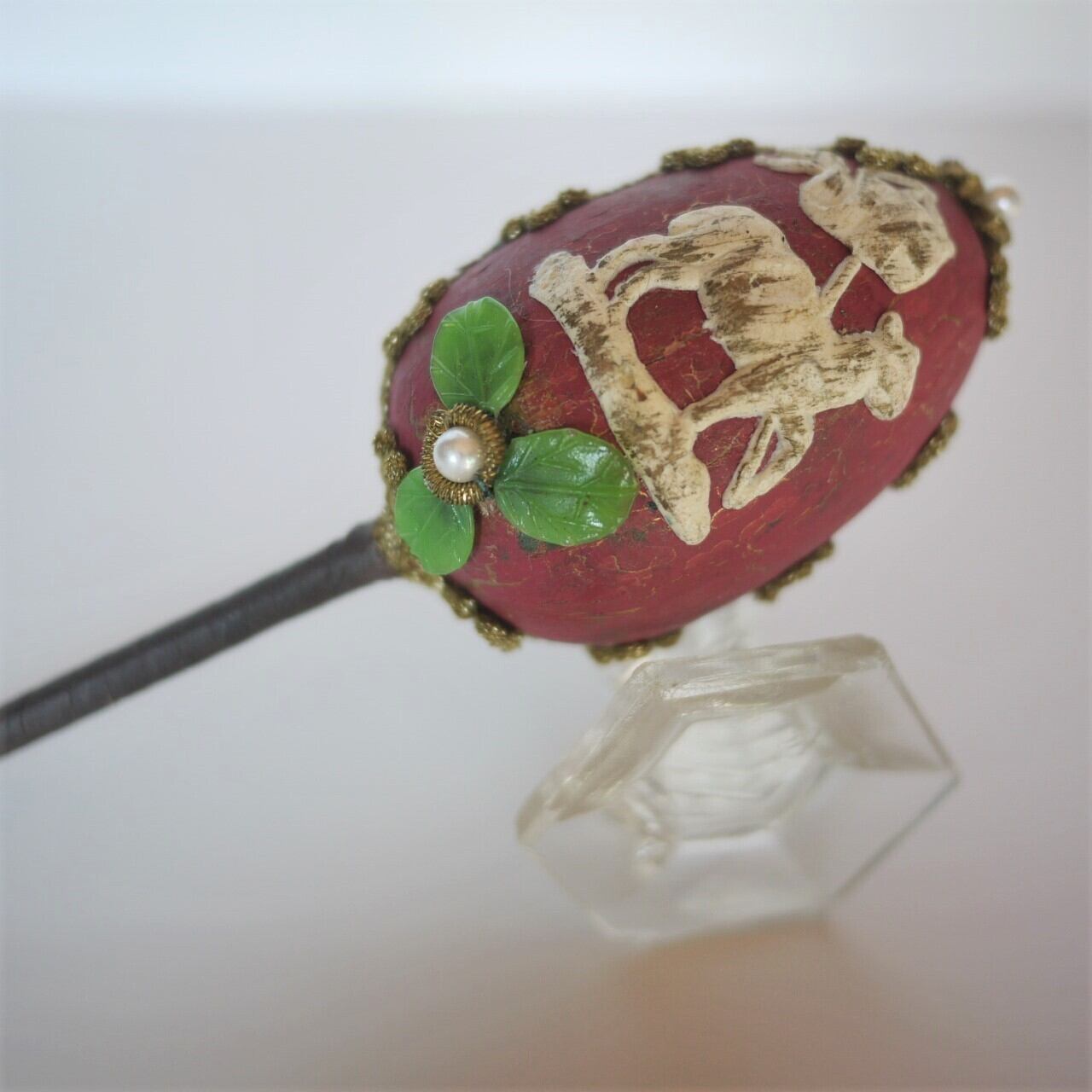 卵型オーナメント 羊 修道院手芸 ドイツ