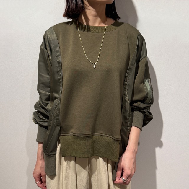 【先行予約 / 限定店舗】異素材スウェットPO