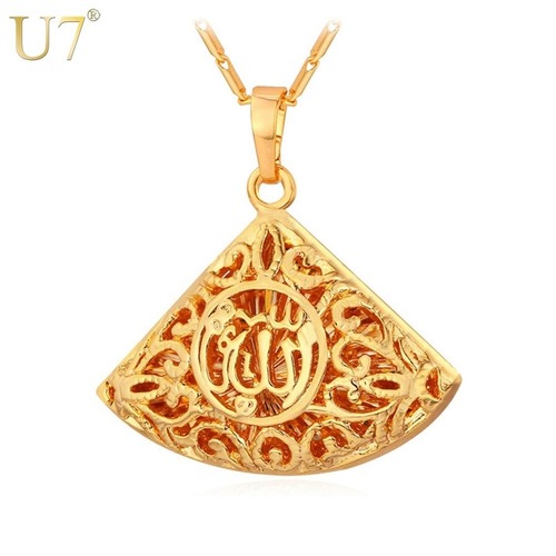 レディース ネックレス イスラム 神 空洞 ジオメトリック シルバー カラー 80001256