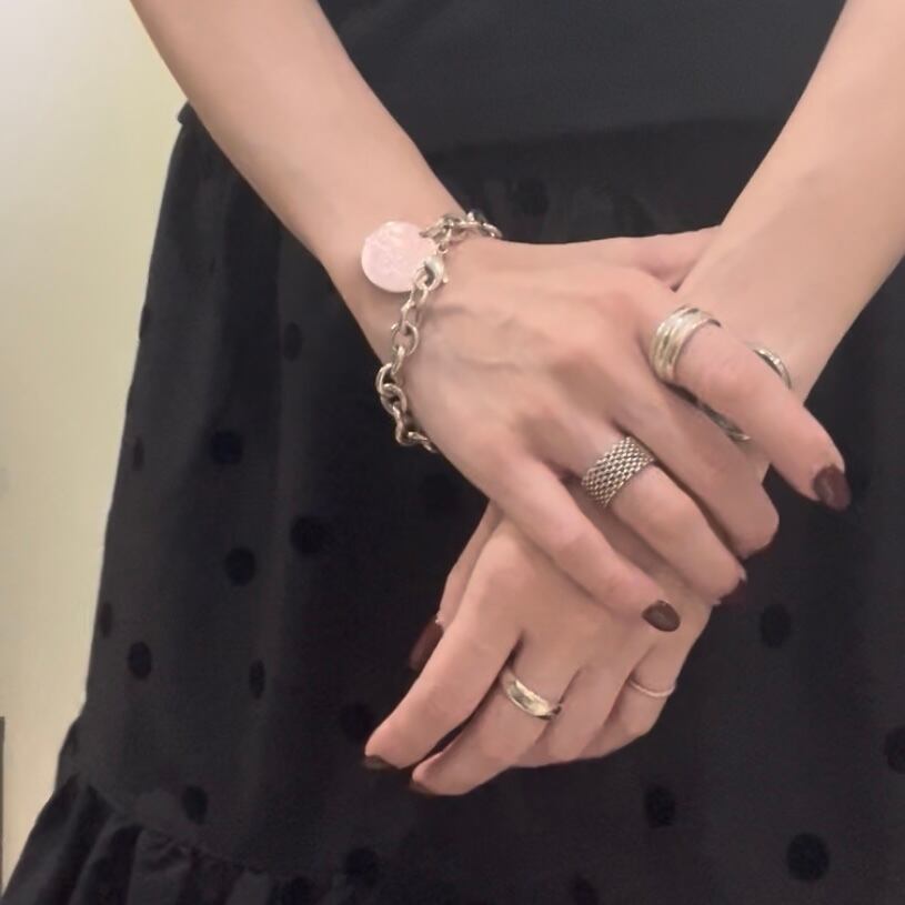 TIFFANY＆CO. 】【12号】 2389 TIFFANY&CO サマセットメッシュリング