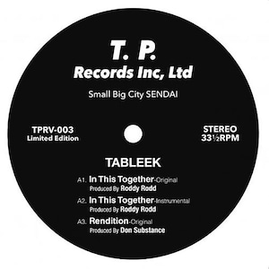 【12"】Tableek - In This Together (Incl. DJ Mitsu the Beats Remix)