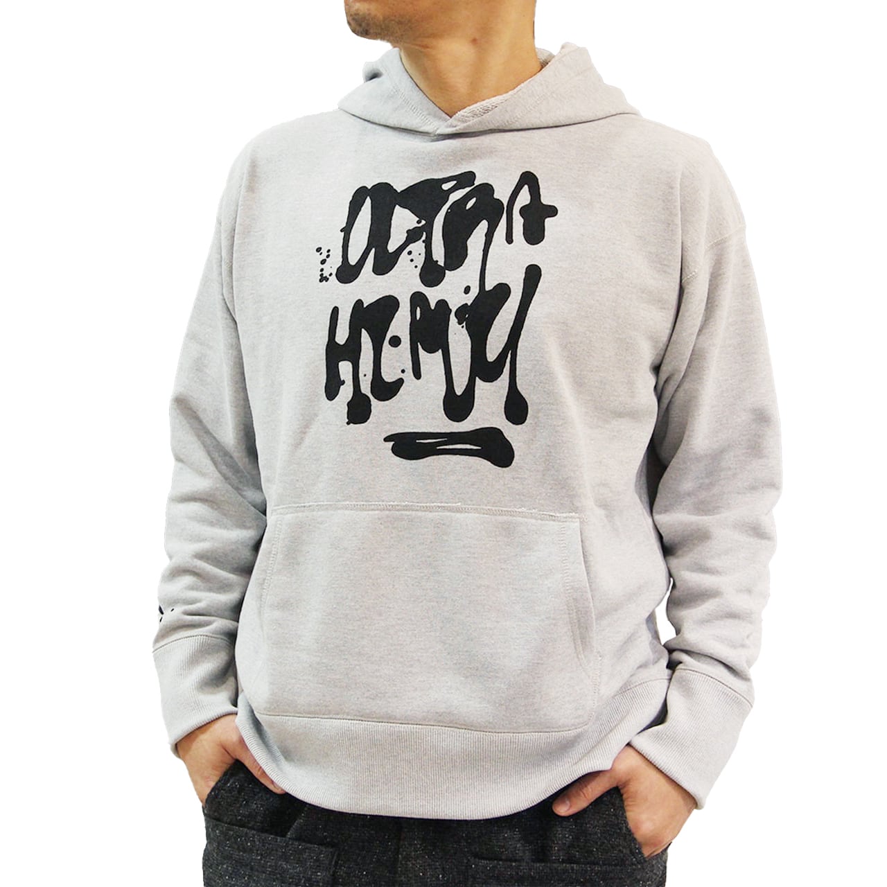 ULTRA HEAVY × UNHALFDRAWING Sweat Long Sleeve HOODIE | WORKROWN UNIFORM