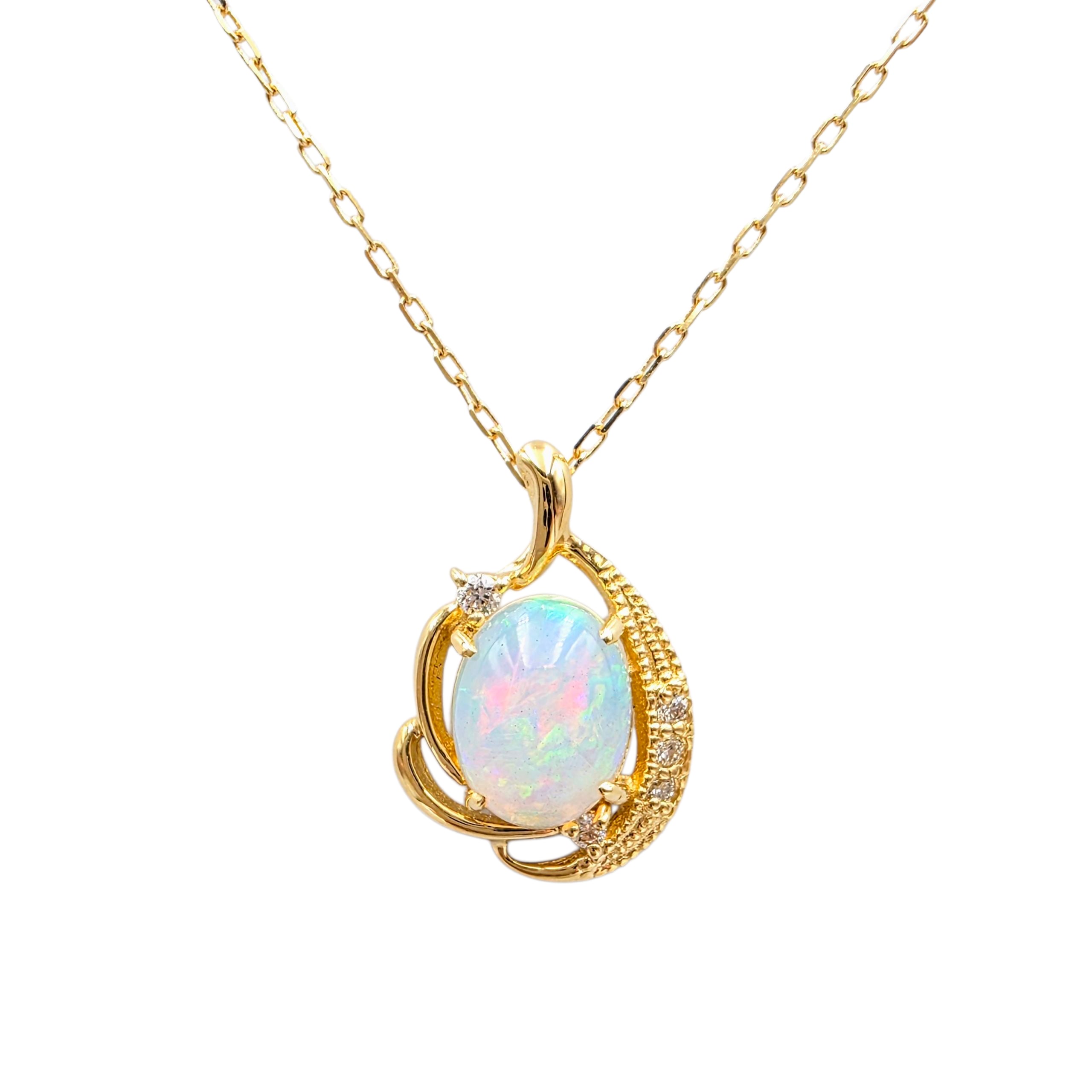 【売約済み】K18YGオパールペンダント<Selection|9〜10月>