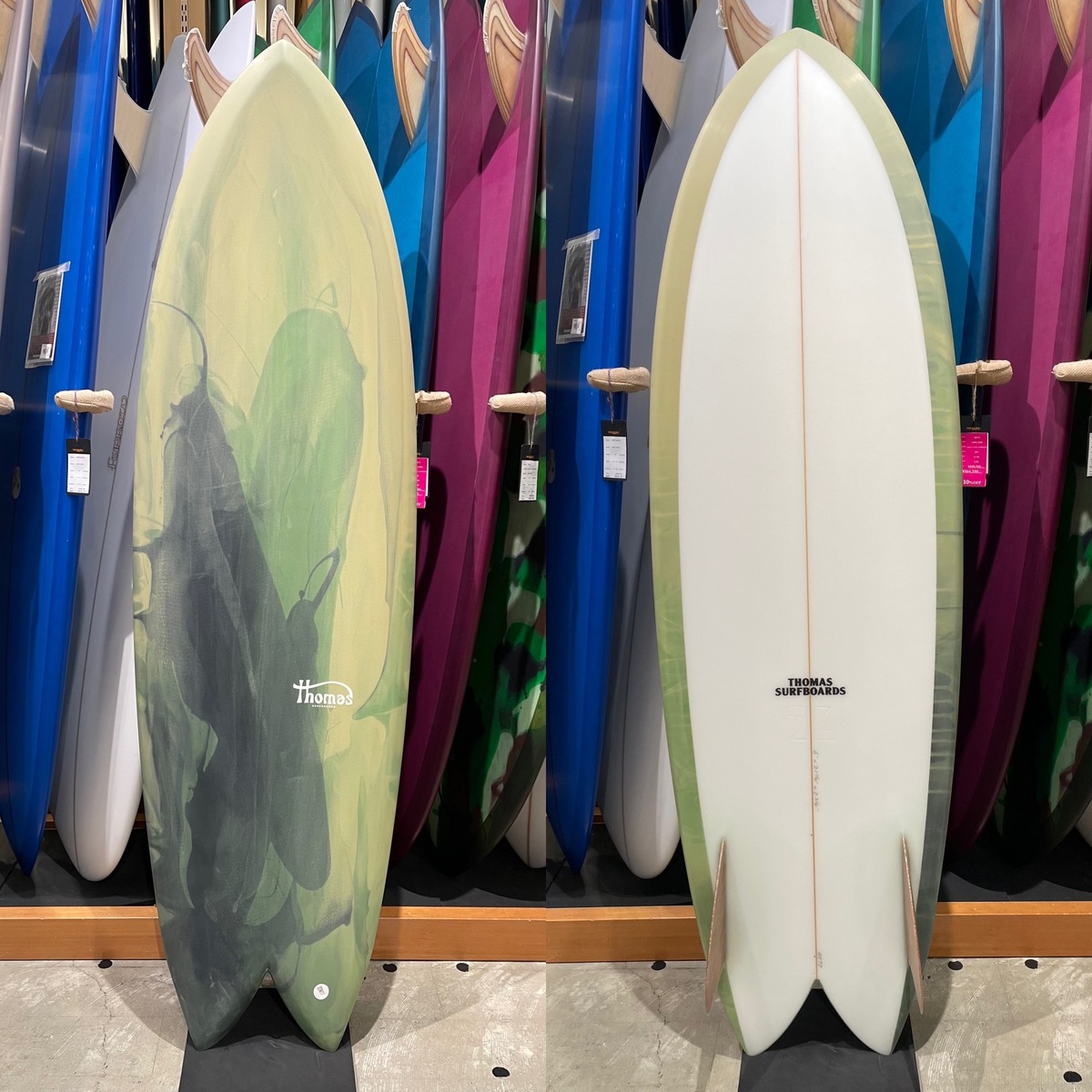 トーマスサーフボード フィッシュ 6,0 THOMAS SURFBOARDS TWIN FISH 6 