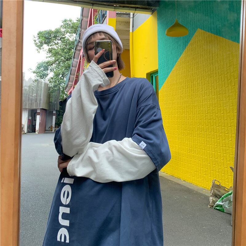 Yidaoヴィンテージ秋新しいシンプルなレタープリントセーター特大トレンディなスウェットシャツルーズカップルトップ-アリババ オータム 秋物 ビンテージ hip6-161141493272176