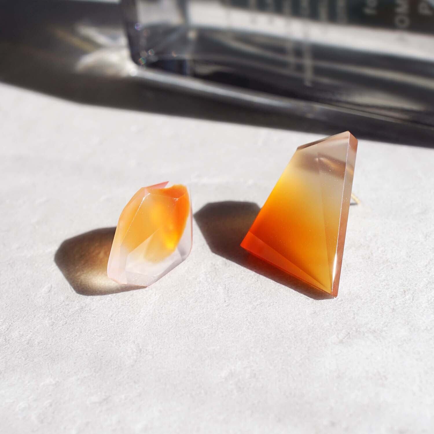 アガット 片耳用ピアス トルマリン 未使用（One n' Only / Agate