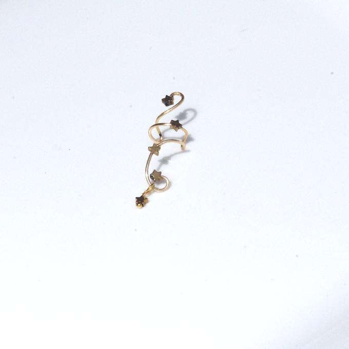 【Sale】一点物✦⋆.·星に願いを ⋆.··五星Wのカシオペアイヤーカフ⋆.·✦星風さんコラボ
