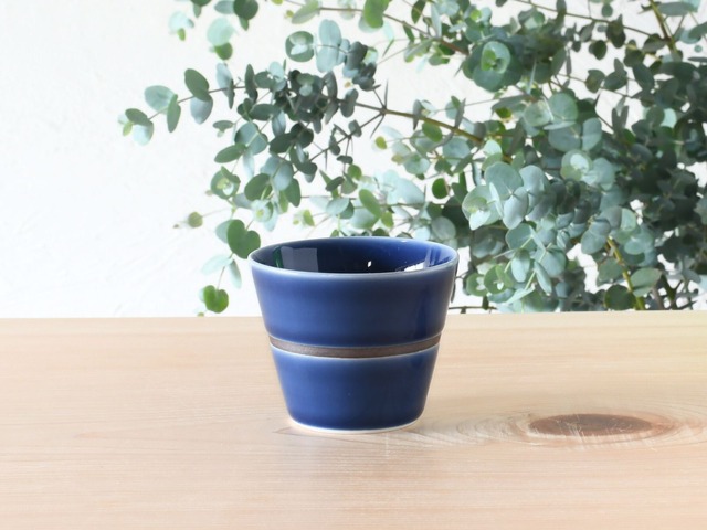 ＊ARITAYAKI STOREオリジナル＊　有田焼　福泉窯　マルチカップ（ルリ釉）　Type:SABI