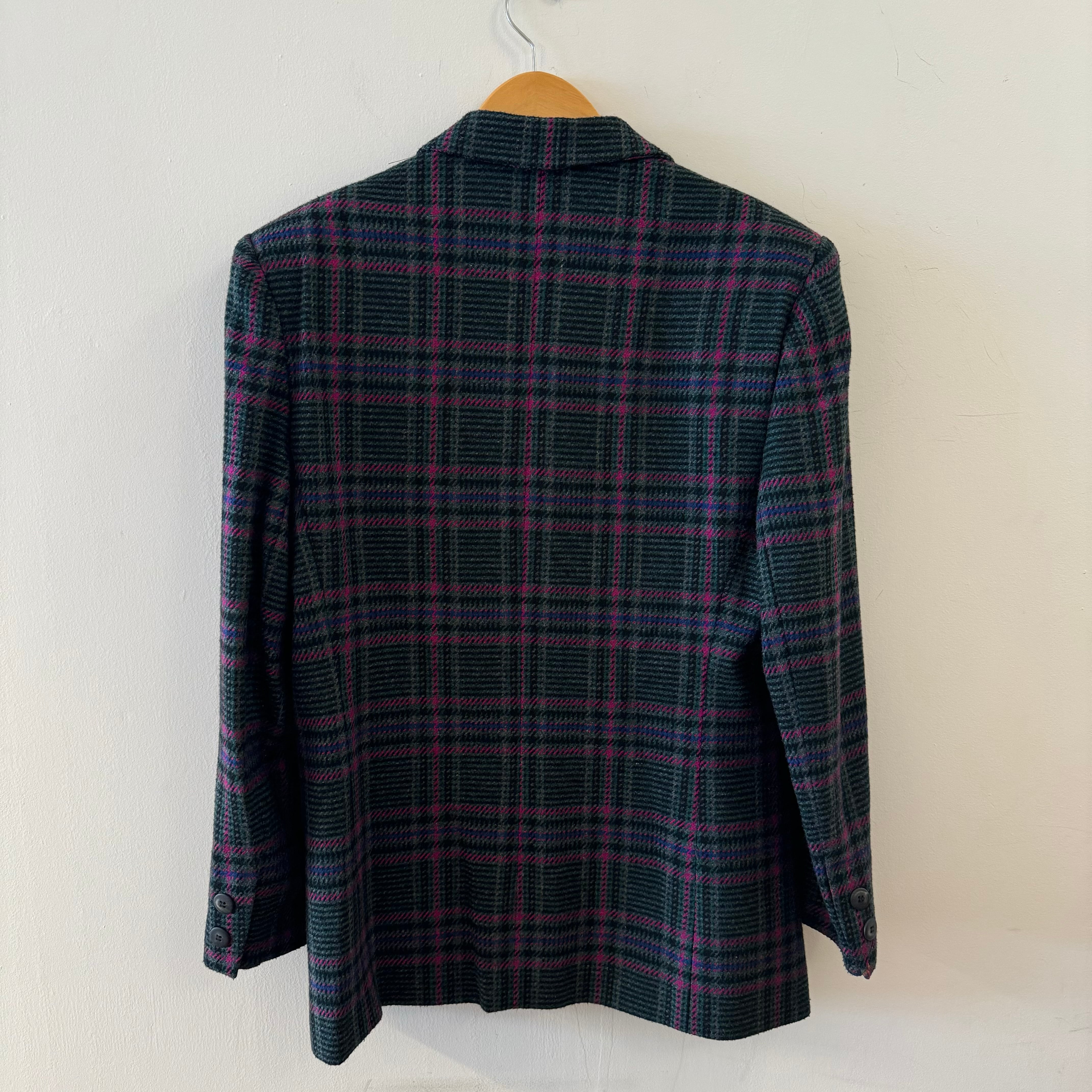 Glen check wool jacket | RAUL GENERAL STORE