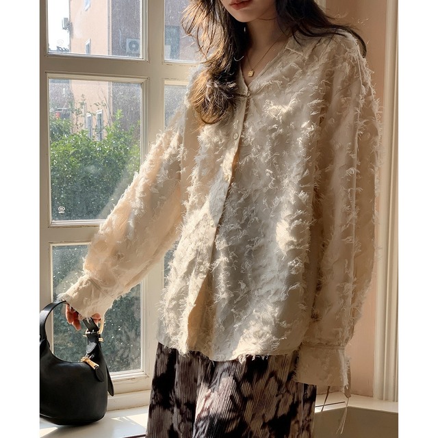 open neck shirt　k-0086