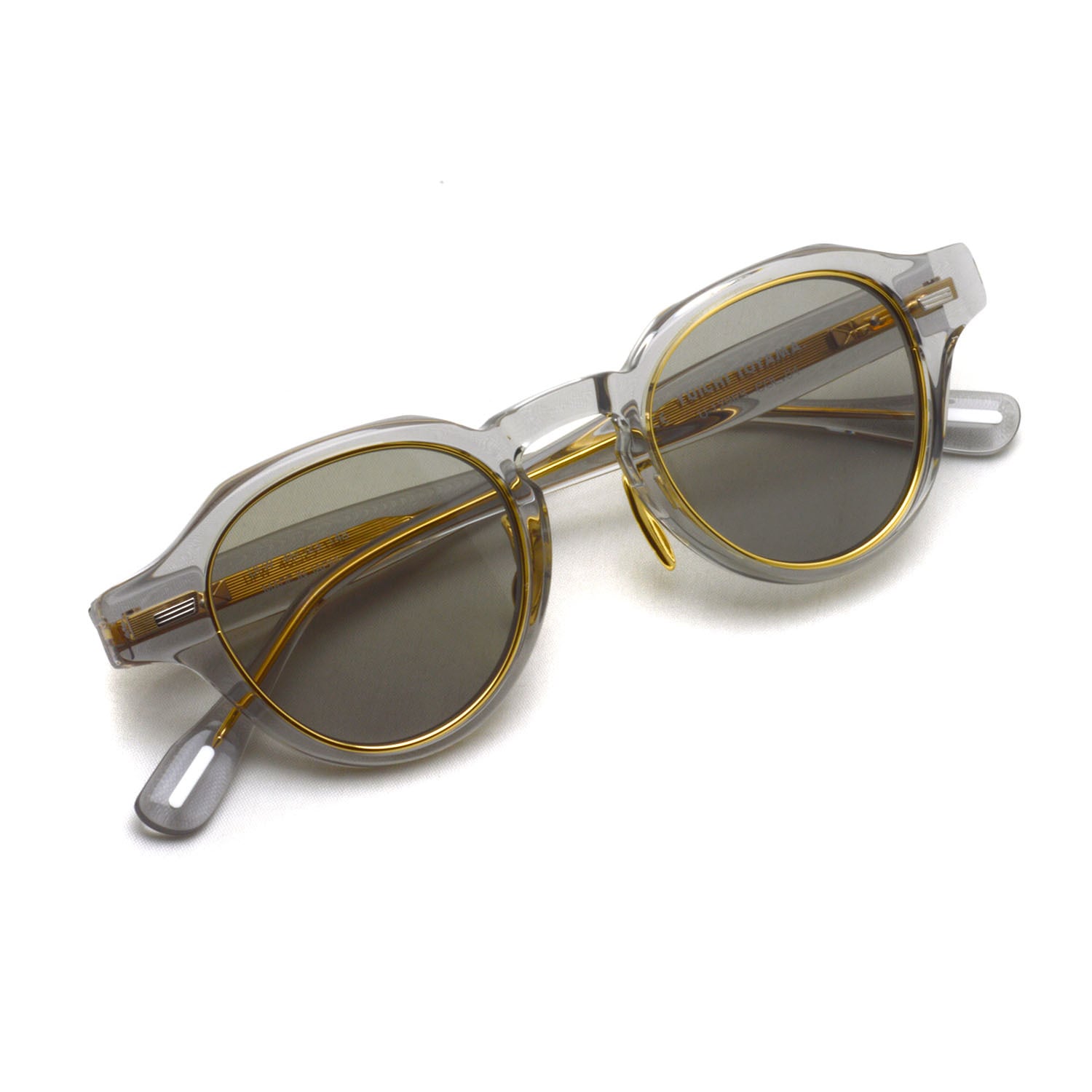 小物 YUICHI TOYAMA U-129 DFW Clear gray Gold YUICHI TOYAMA / U-129 RS DFW / SG 04 Clear Gray/Gold - VGY-01