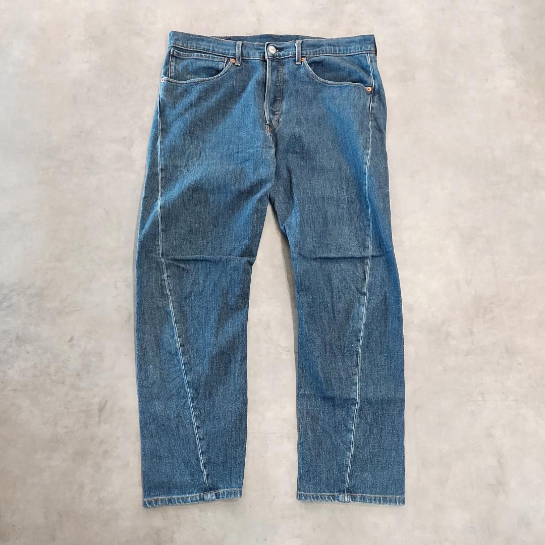 リーバイス エンジニアード ジーンズ デニム W34 青 古着 立体 20196