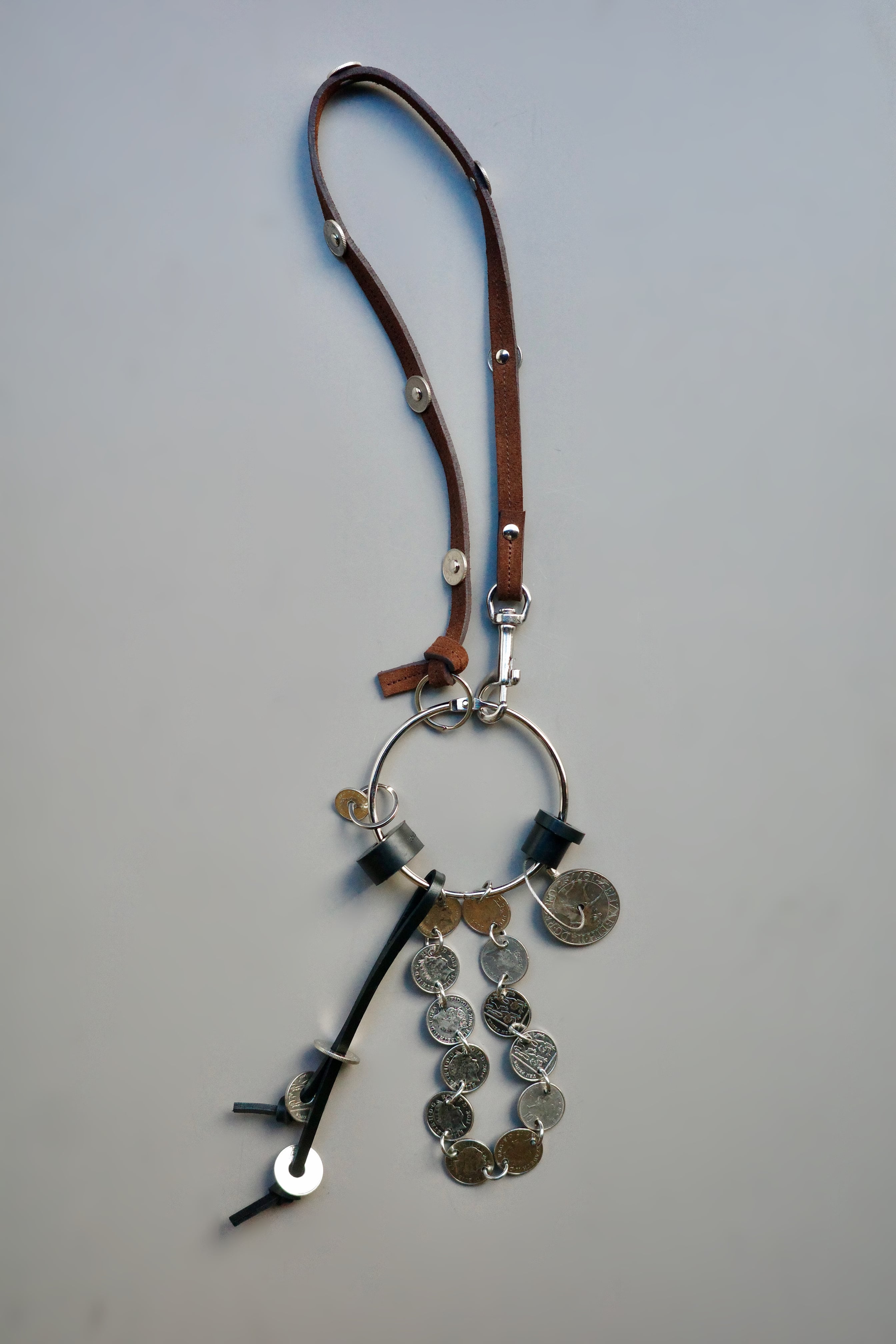 SIX 95【Jailors Keyring -Black/Brown-】