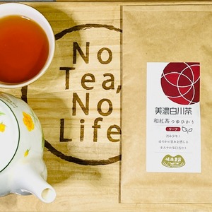 和紅茶　つゆひかり　白川茶　70g japanese　black　tea