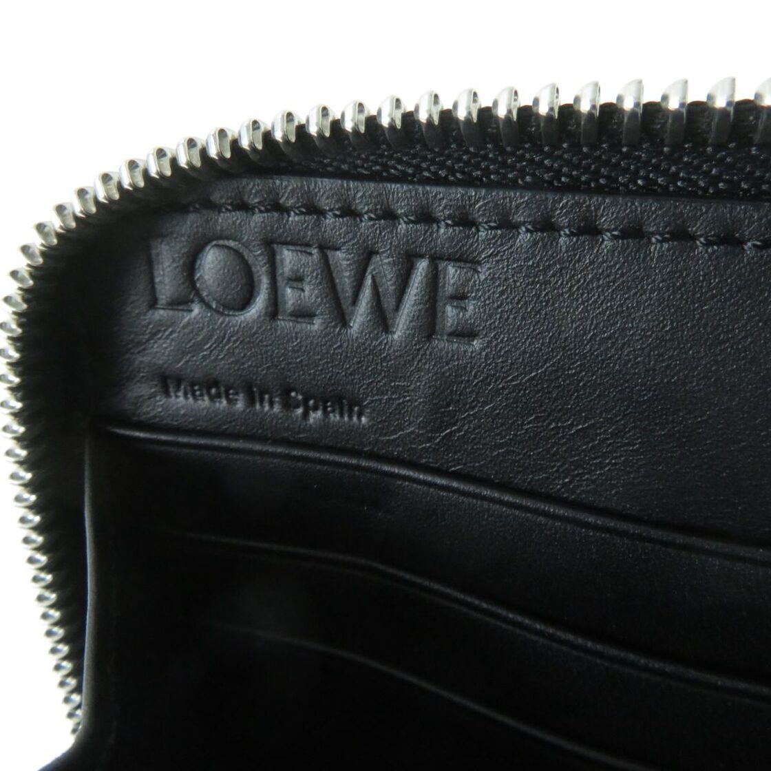 極美品☆LOEWE ロエベ パズル アナグラム刻印 ラウンドZIP レザー 